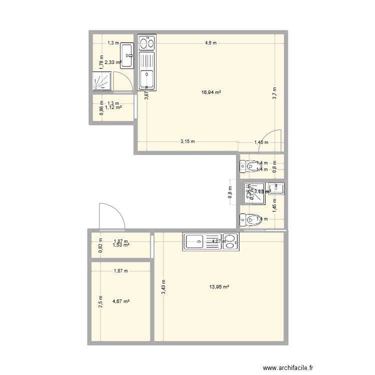 la crau. Plan de 0 pièce et 0 m2