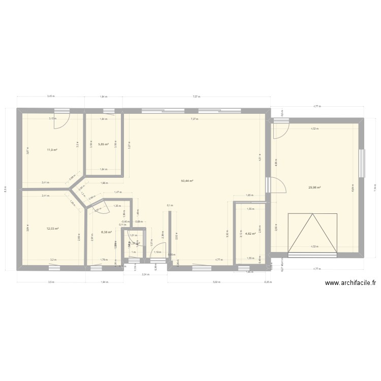 plan wimmenau 1. Plan de 8 pièces et 123 m2