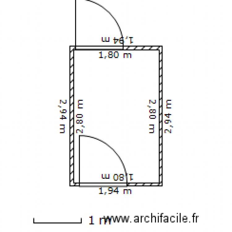 véto. Plan de 0 pièce et 0 m2