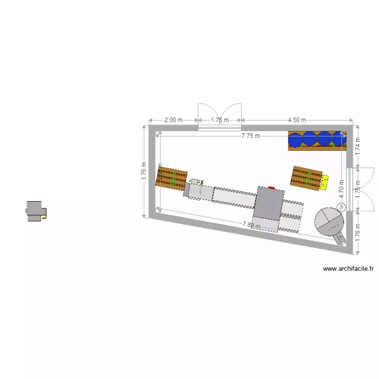 LAUTARD JEANLOUIS. Plan de 