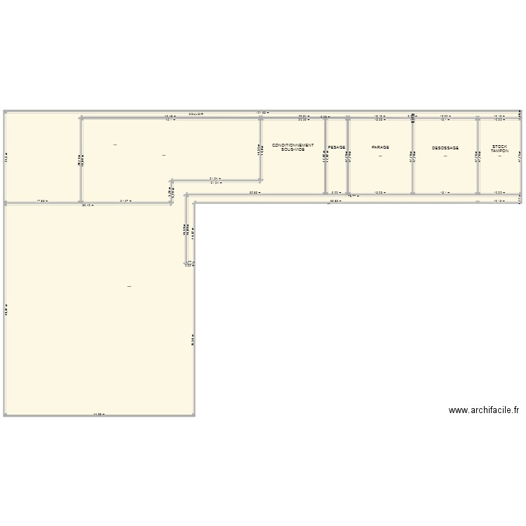 extention2. Plan de 7 pièces et 466 m2