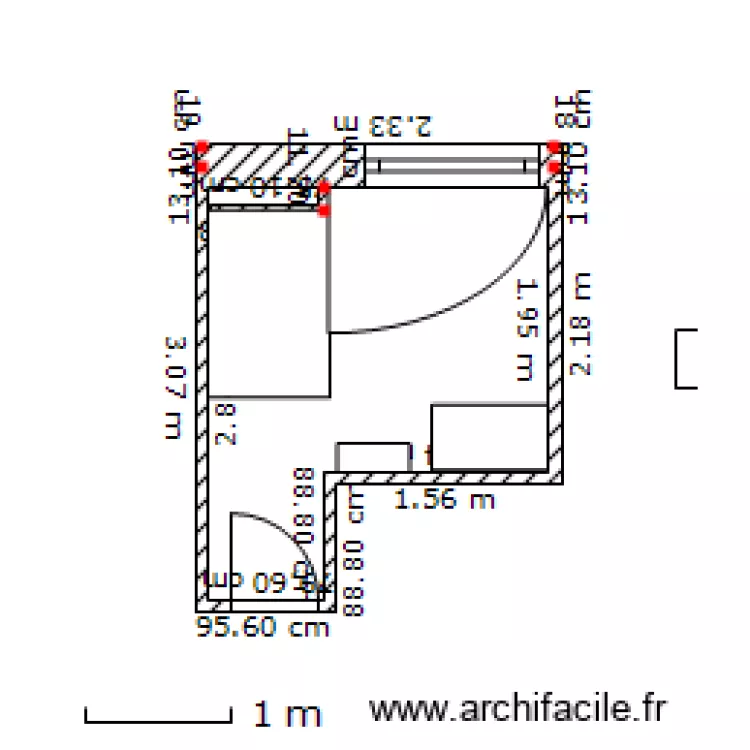 salle de bain renovee maison. Plan de 
