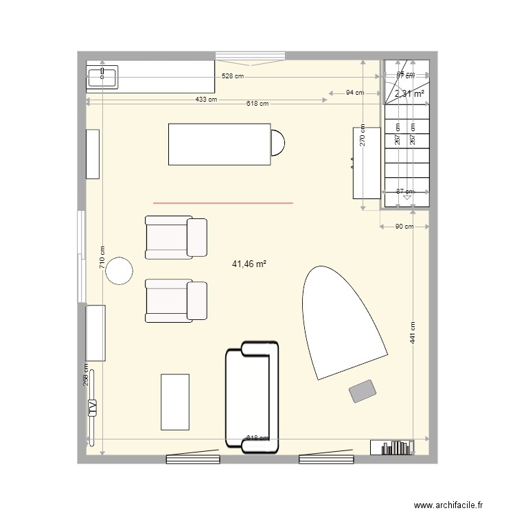  ETAGE 2  SALLE MASSAGE. Plan de 0 pièce et 0 m2