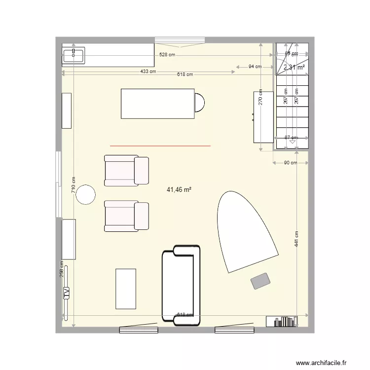 ETAGE 2 SALLE MASSAGE. Plan de ETAGE 2 SALLE MASSAGE. Plan de