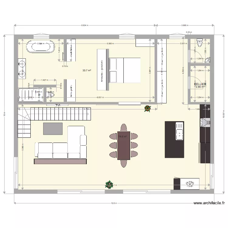 GRANGE. Plan de 