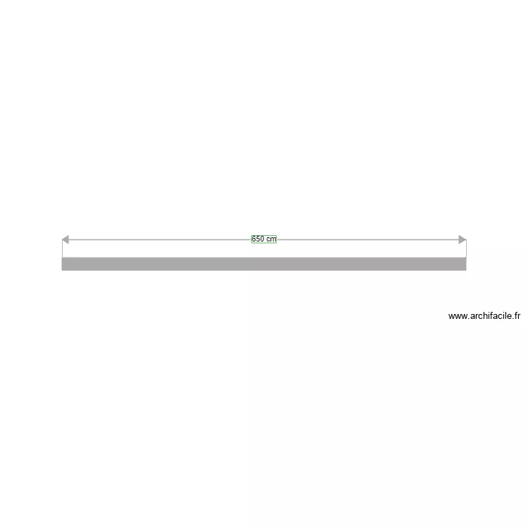 Fa&ccedil;ade nord FRED. Plan de 