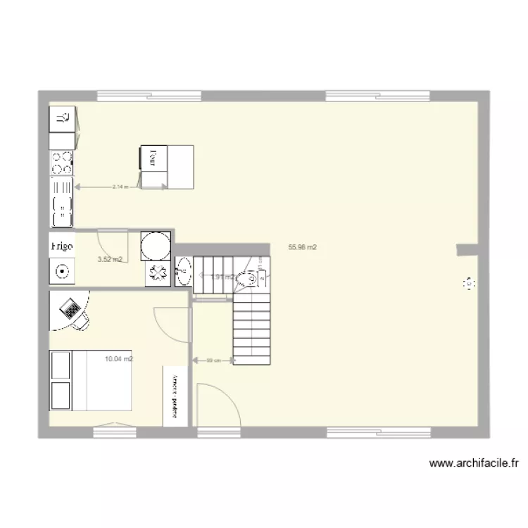 Rdc maison olivia. Plan de 