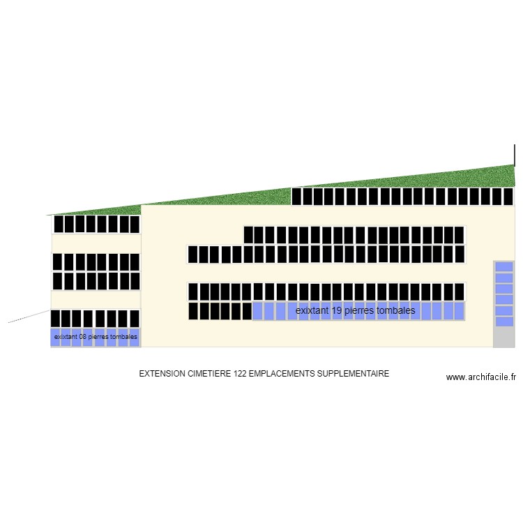 cimetiere . Plan de 0 pièce et 0 m2