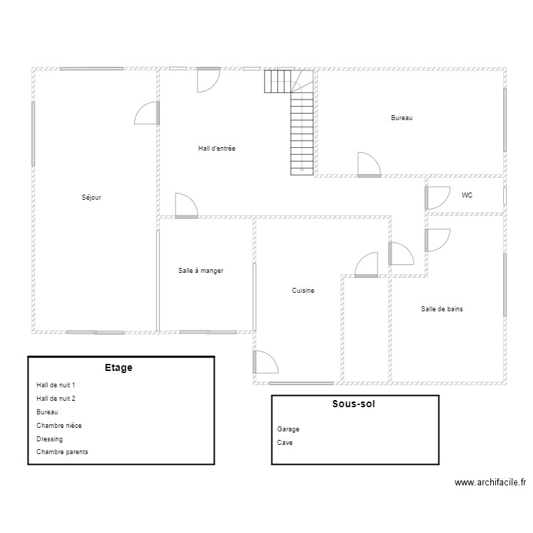 Matte. Plan de 0 pièce et 0 m2