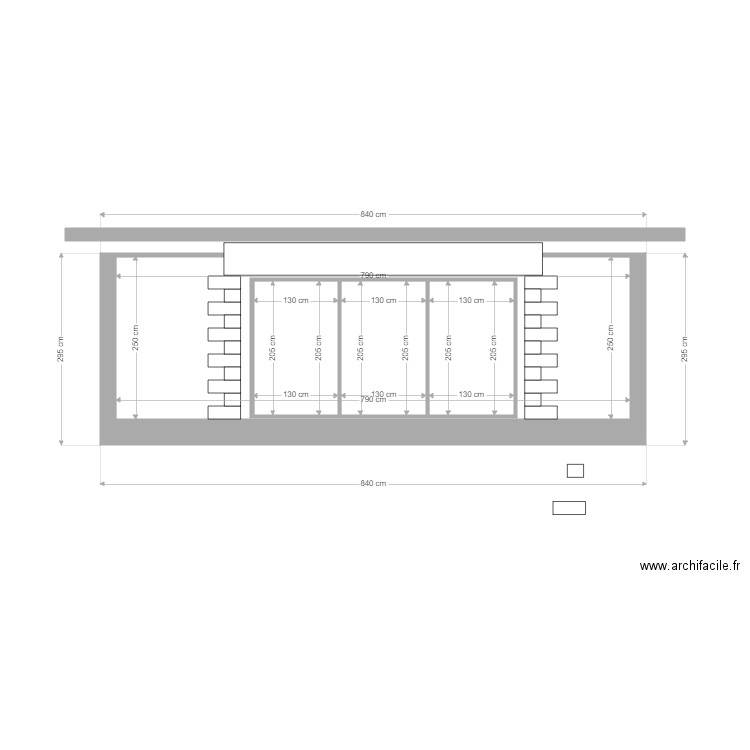 OUVERTURE. Plan de 4 pièces et 28 m2