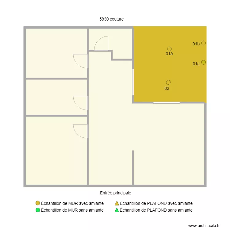 5830 couture. Plan de 5830 couture. Plan de