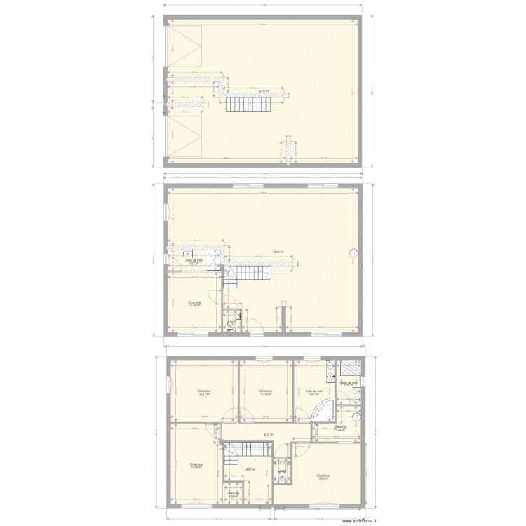 test maison. Plan de 0 pièce et 0 m2