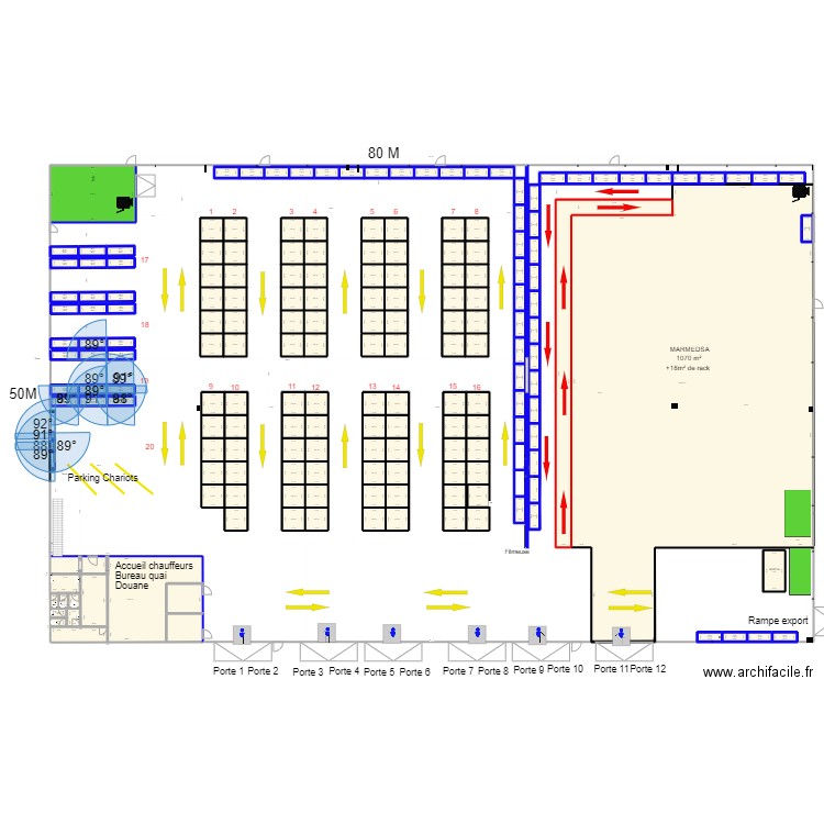 QUAI MARMEDSA 2. Plan de 0 pièce et 0 m2