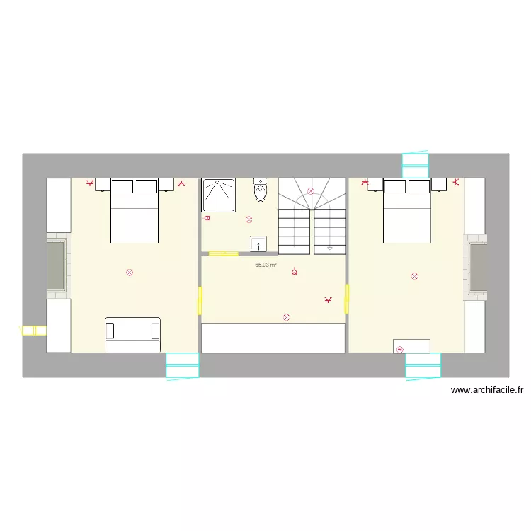 1er bois meur der. Plan de 