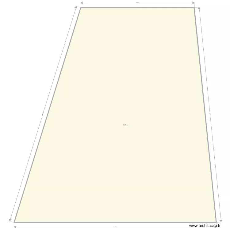 terrain simiane. Plan de 