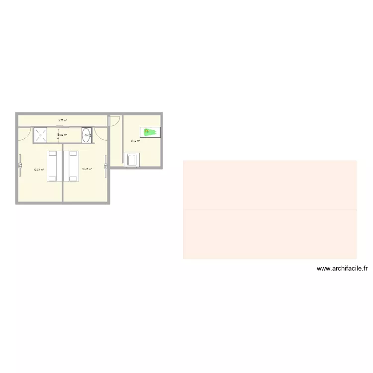 chambre 2. Plan de chambre 2. Plan de