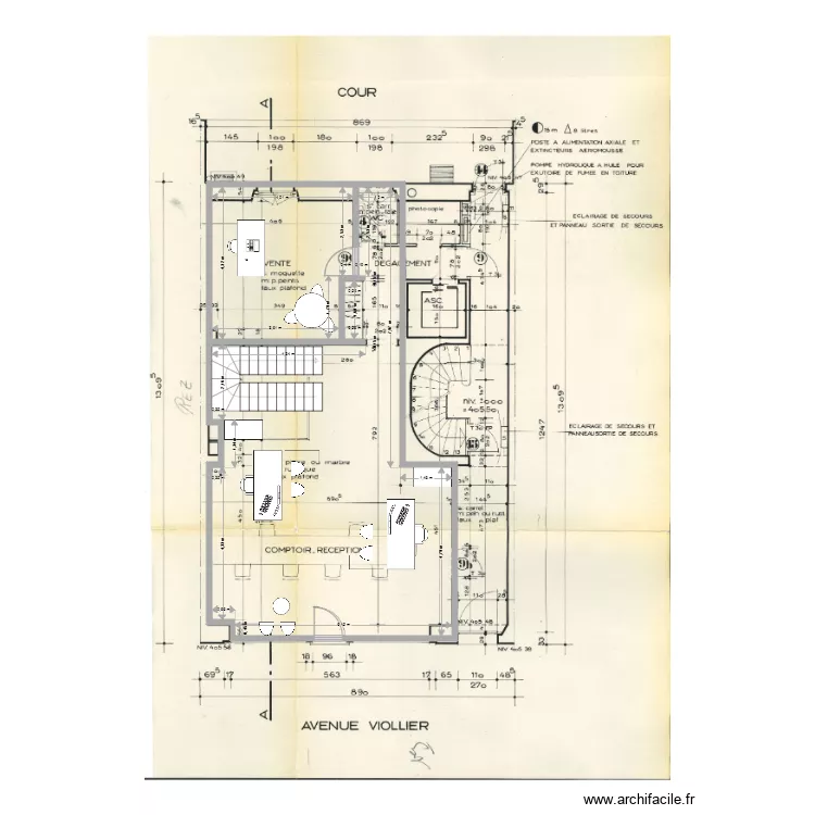 NyonViollier. Plan de 