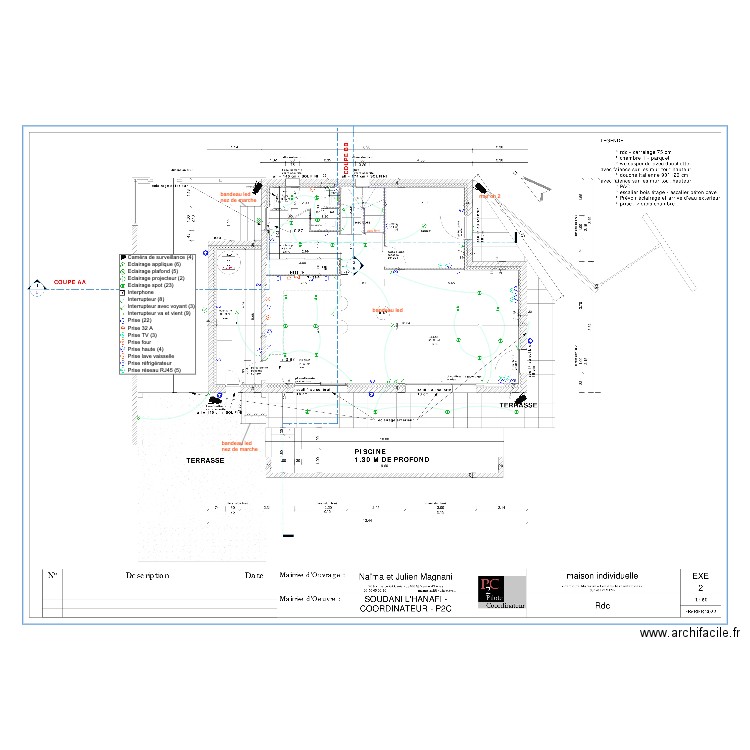 domaine rdc. Plan de 0 pièce et 0 m2