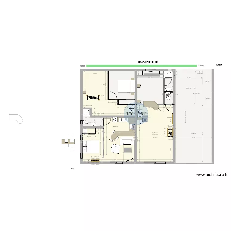 Yvrac SSOL Projet avec Sandie version petit travaux rapide. Plan de 