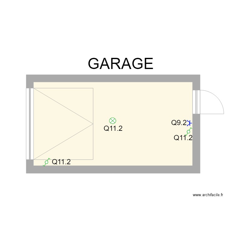 GARAGE PINCHENIERE. Plan de 0 pièce et 0 m2