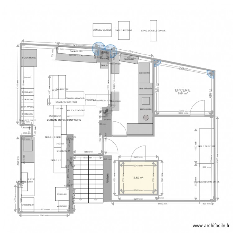 LE PARIS CUISINE. Plan de 0 pièce et 0 m2