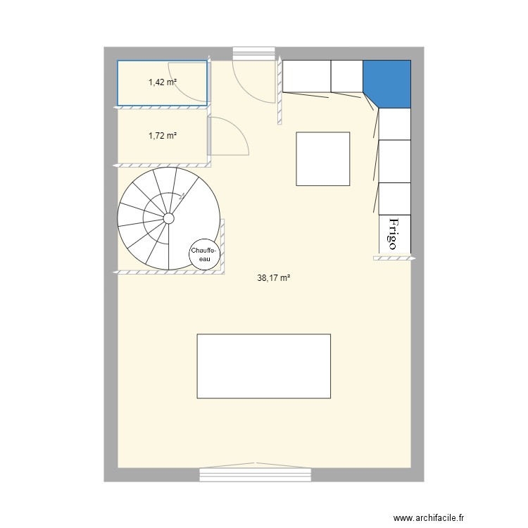 maison Vazzio 2. Plan de 3 pièces et 41 m2
