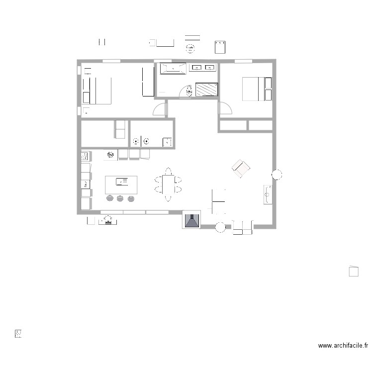 Sdb3a. Plan de 0 pièce et 0 m2