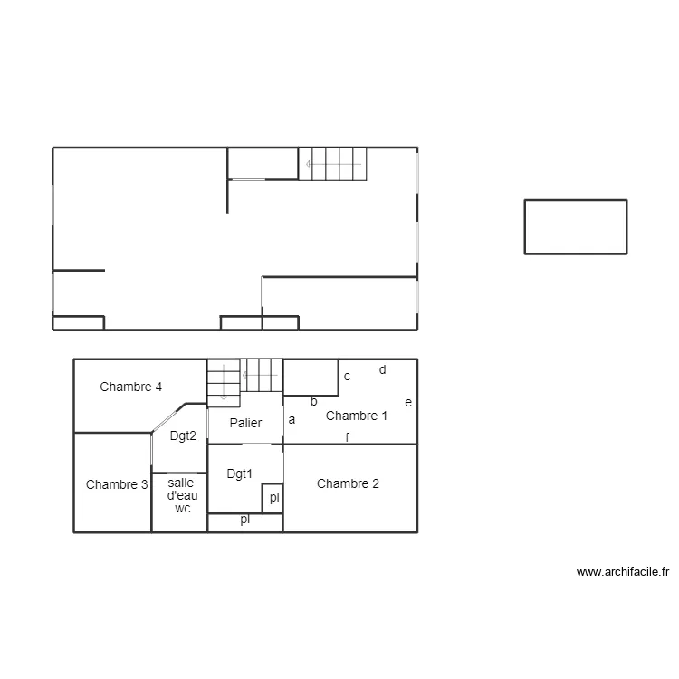 LE GUILINEC LEFEVRE . Plan de 