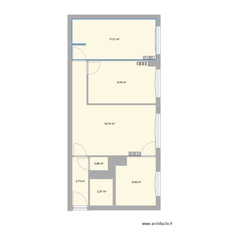 Plan mesures V2. Plan de 0 pièce et 0 m2