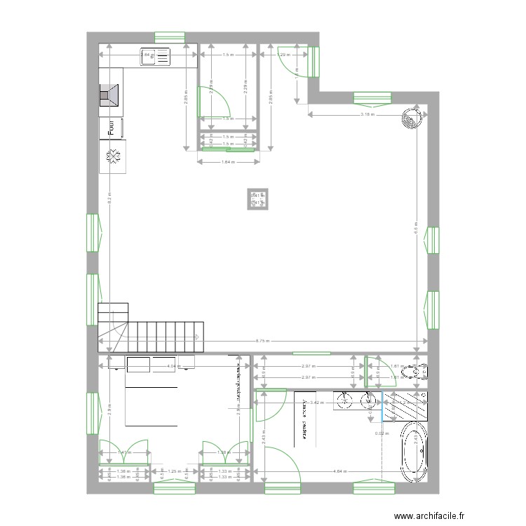 MALET suite parentale rev 1. Plan de 0 pièce et 0 m2