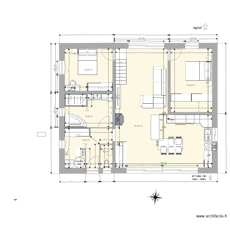 232. Plan de 0 pièce et 0 m2