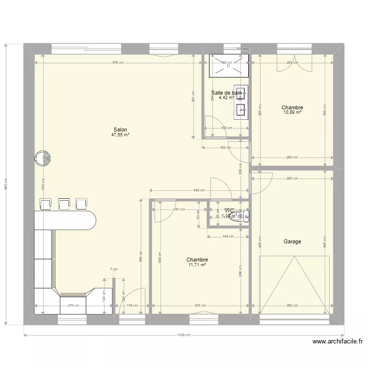 TONNELIER 2. Plan de 