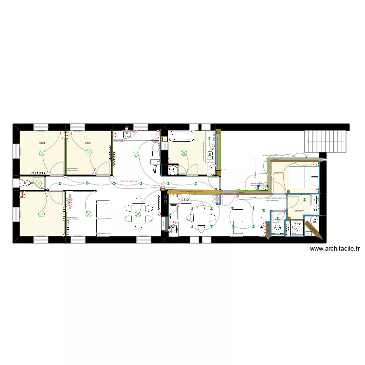 Ecole St Ther&egrave;se 2&egrave;me projet. Plan de 