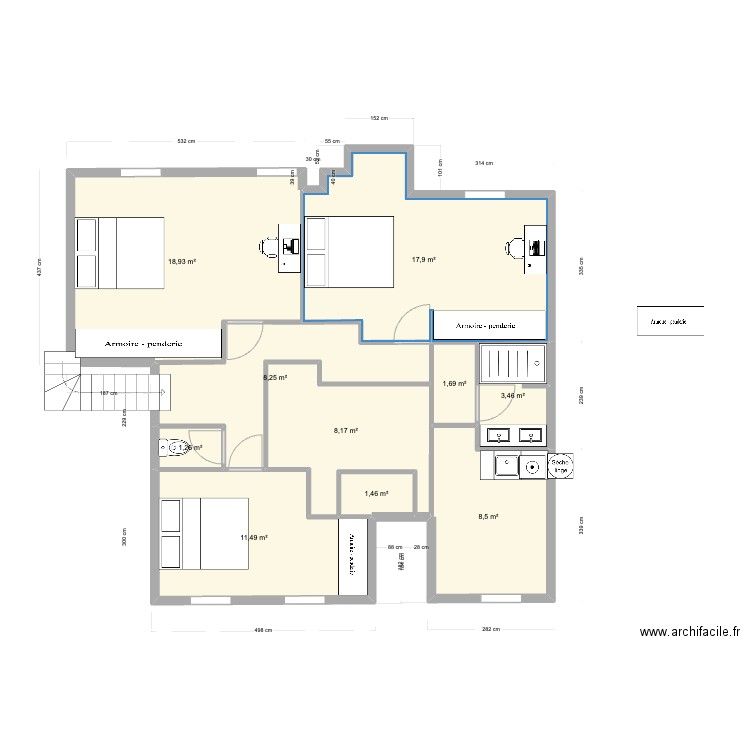 pornichet de gaulle 1er. Plan de 0 pièce et 0 m2