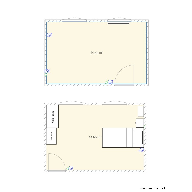 chambre coco. Plan de 0 pièce et 0 m2