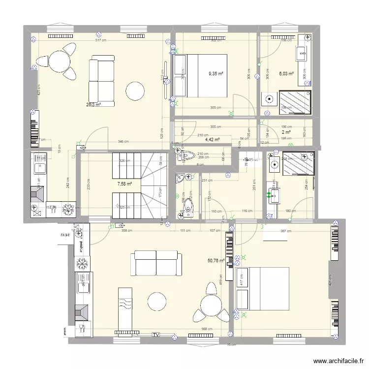 2023-02-21 1er et 2eme &eacute;tage. Plan de 