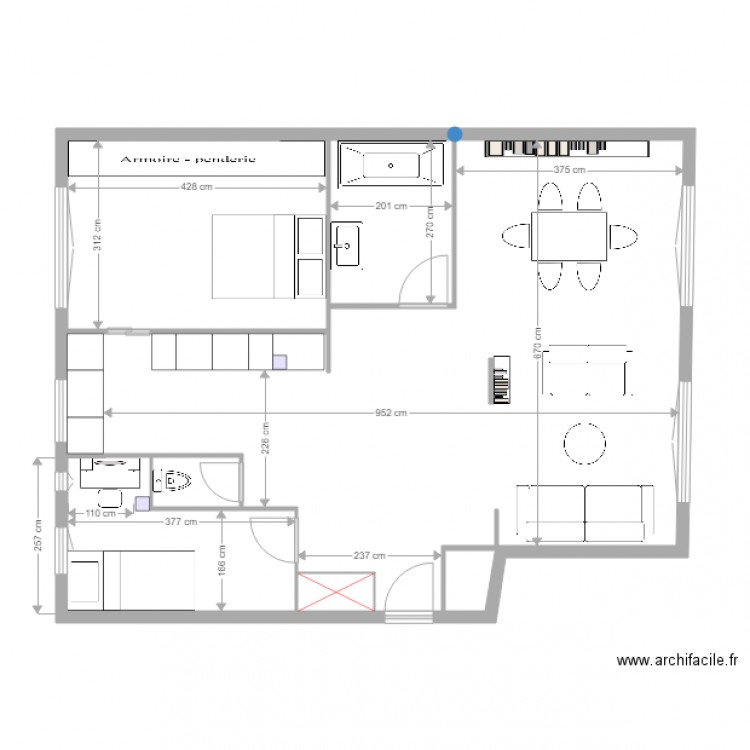 projet 2 carine renaudin 8 février. Plan de 0 pièce et 0 m2