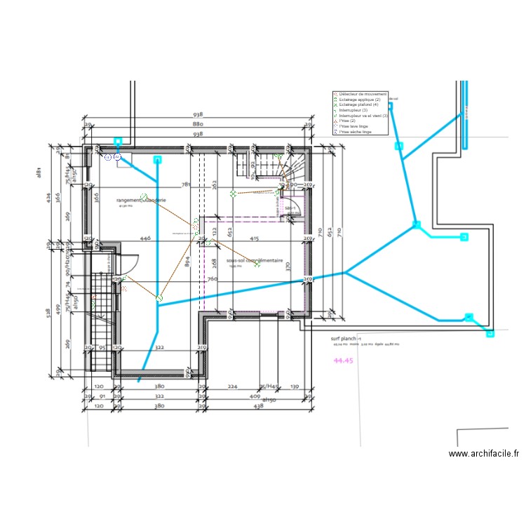 jeltsch sous sol. Plan de 0 pièce et 0 m2