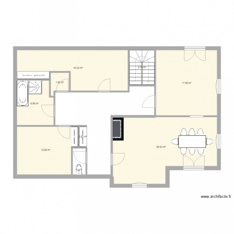 aaa. Plan de 0 pièce et 0 m2