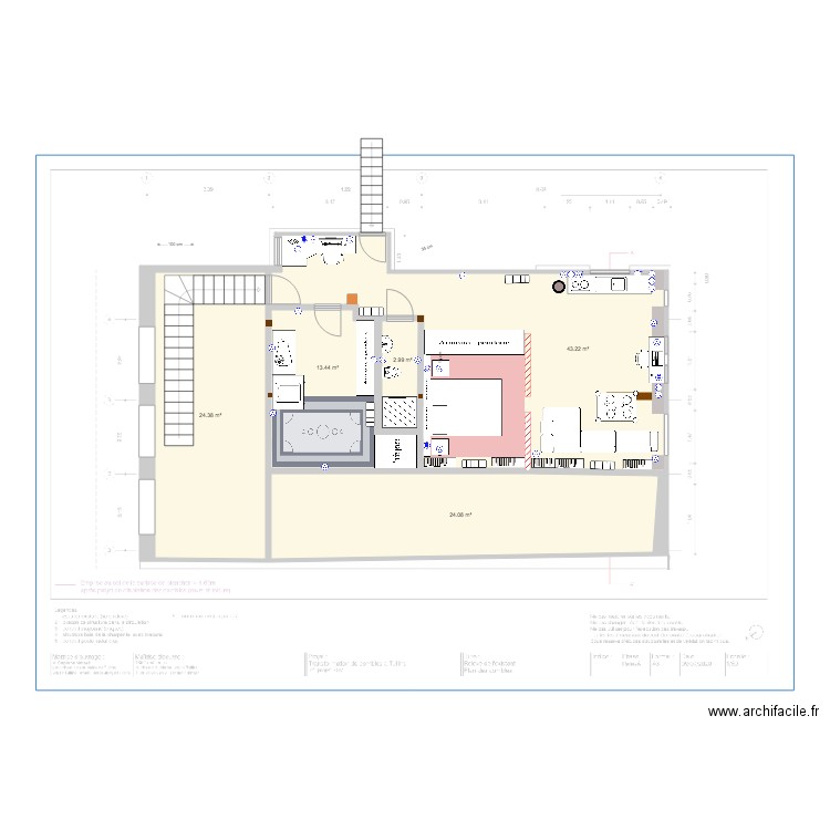 comble fini PRISES ELEC. Plan de 0 pièce et 0 m2