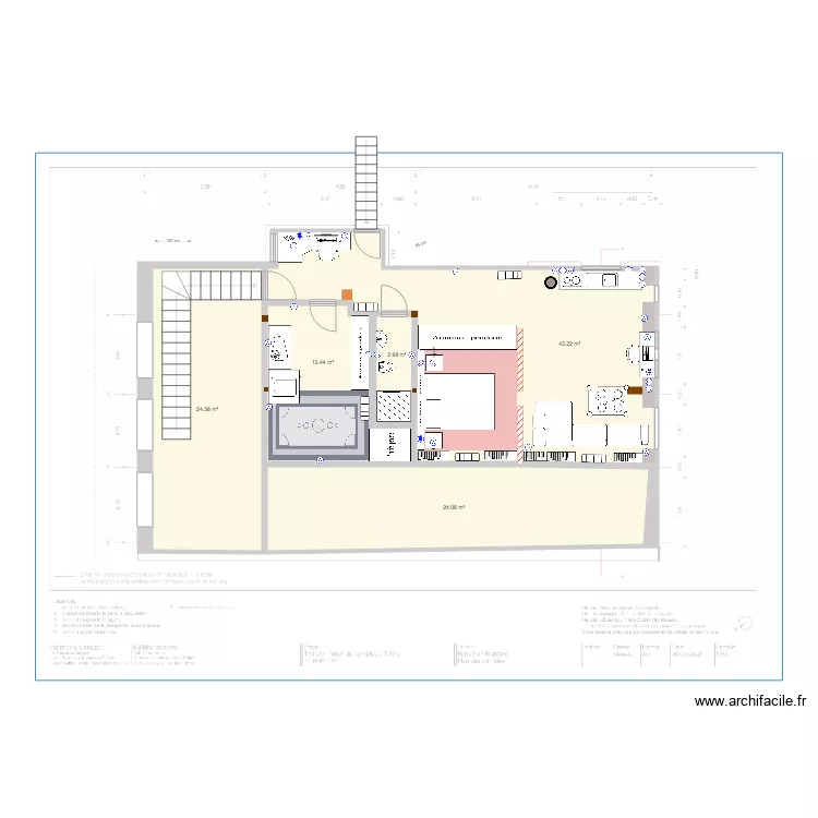 comble fini PRISES ELEC. Plan de 