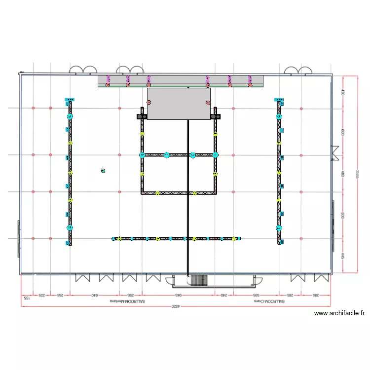 implantation Hilton Trafigura. Plan de 