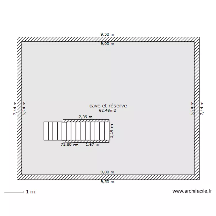 cave. Plan de 