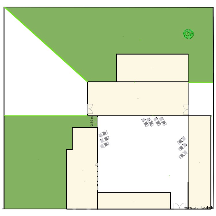 Gruson. Plan de 0 pièce et 0 m2