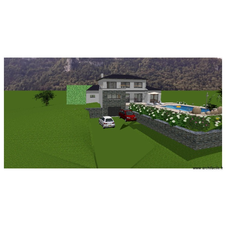 VUE FACE PHOTO JANY MODIFIER. Plan de 0 pièce et 0 m2