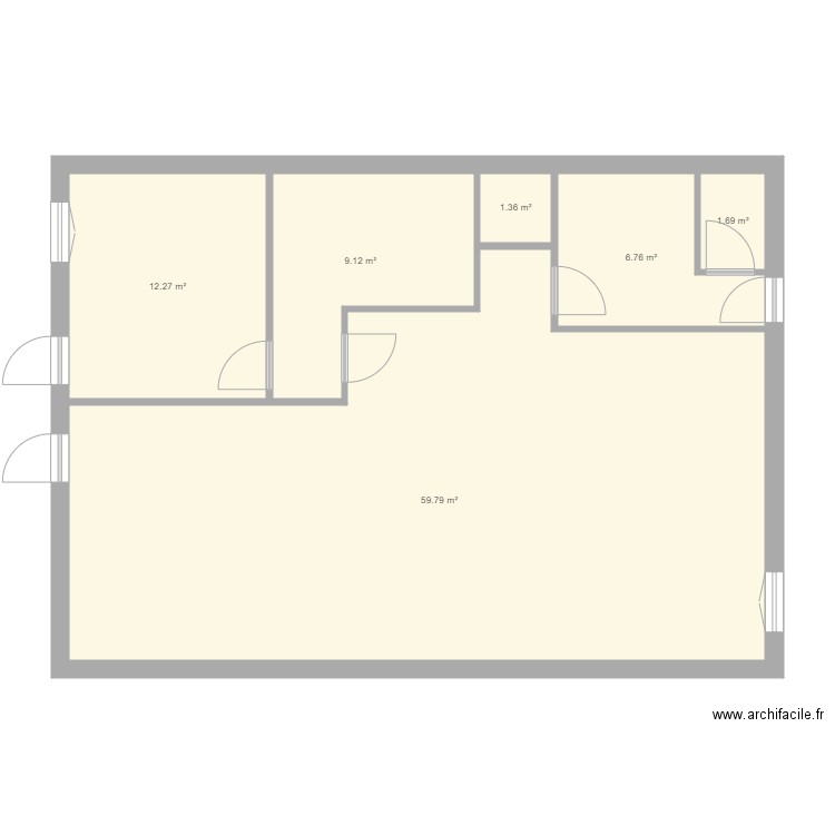 carpentras étage 1 initial. Plan de 0 pièce et 0 m2
