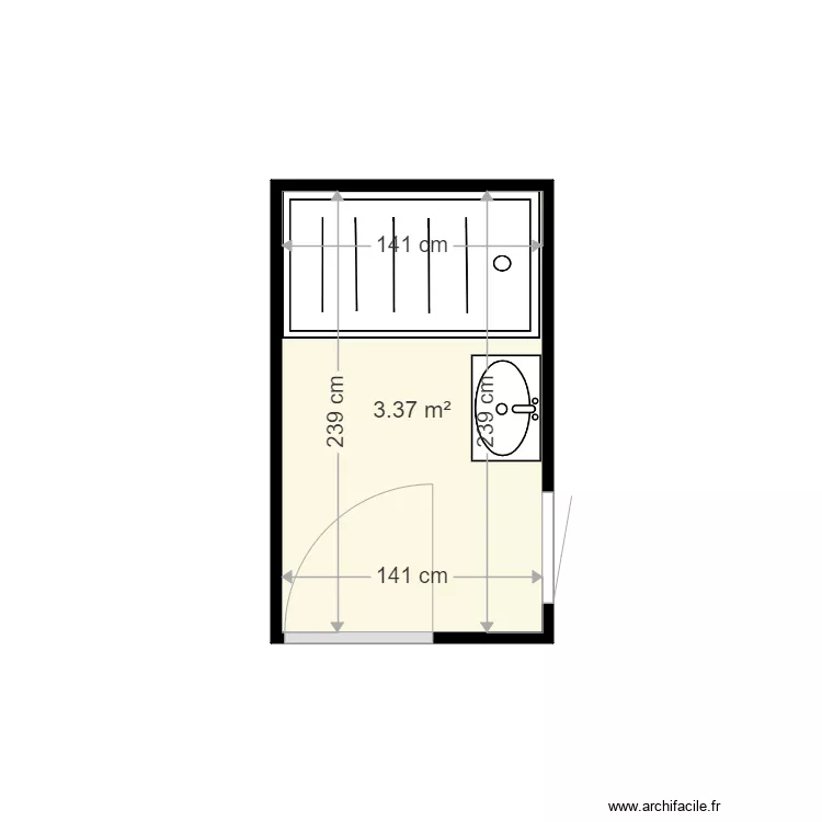 CASIER DOMINIQUE . Plan de 