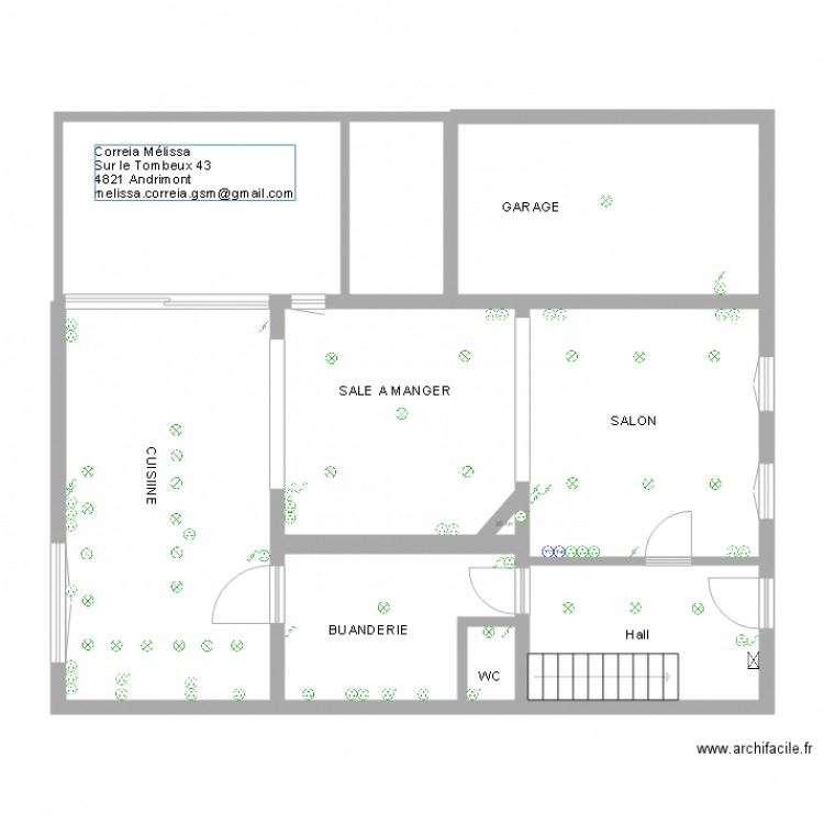 mélissa. Plan de 0 pièce et 0 m2