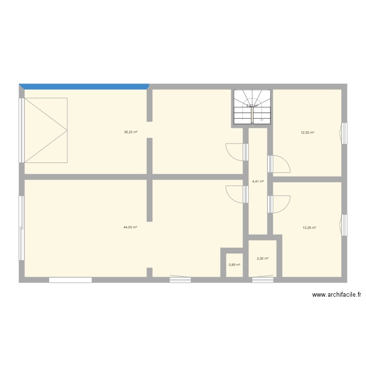 RDC agrandissement. Plan de 0 pièce et 0 m2