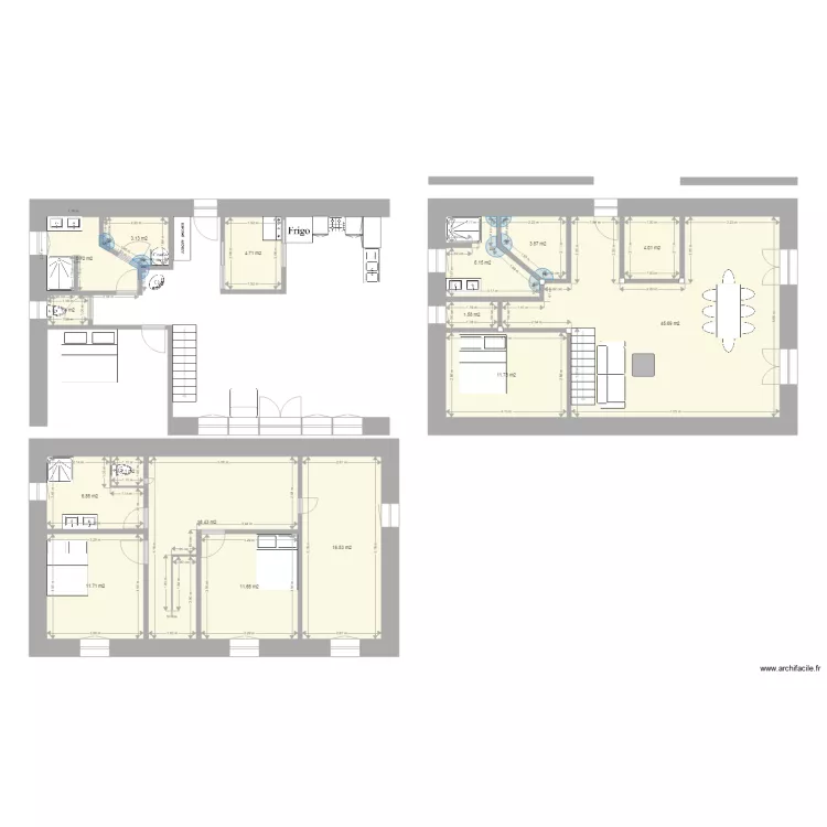 maison3. Plan de 